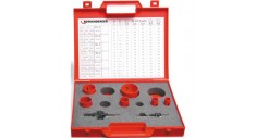 Rothenberger 9 pce plumbers hole saw kit (19-22-29-38-44-57mm)